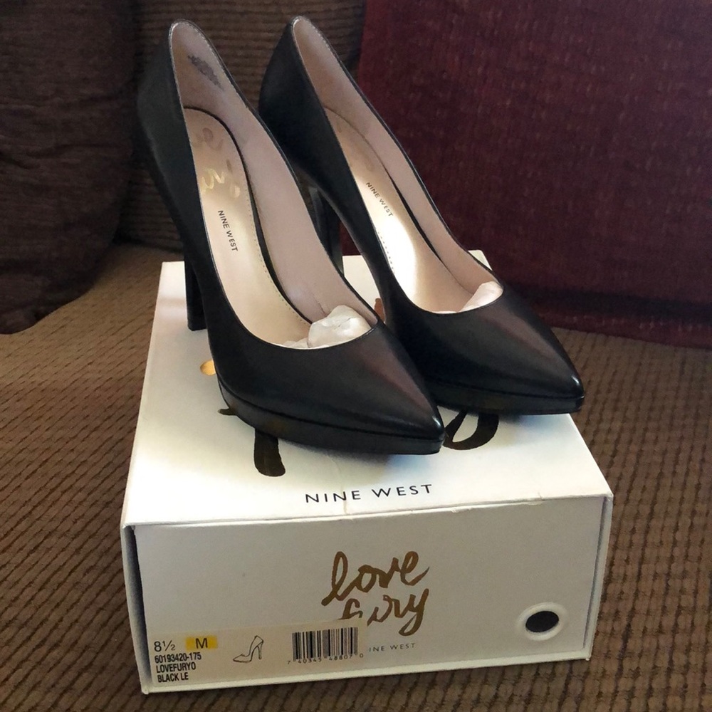 Black high heels